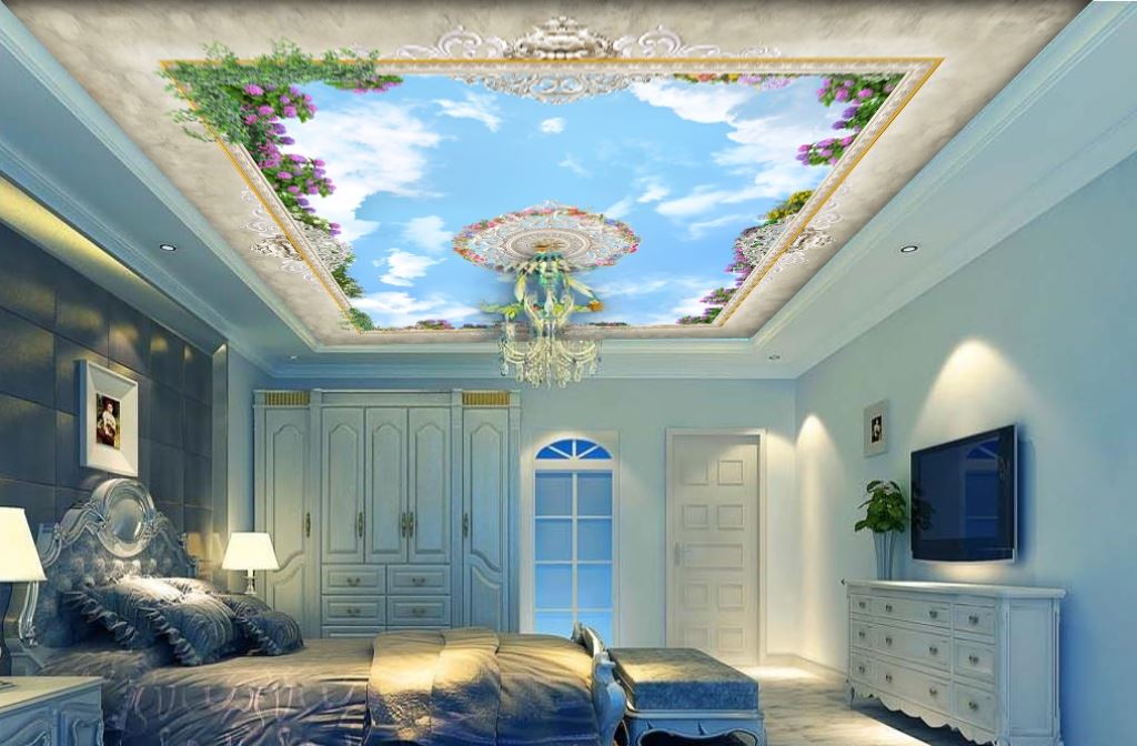 Best Ceiling Wallpaper Ideas - How to Wallpaper Your Ceiling Like A Pro