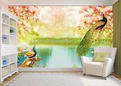 Standard Custom Size Wallpaper For Interior Wall Decor