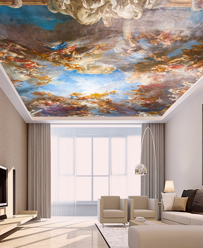 False Ceiling Wallpaper Designs For Your Home  DesignCafe